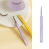 韓國 PICCASSO COLLEZIONI Round Tip Tweezer 扁圓頭睫毛專用夾子 - Purple