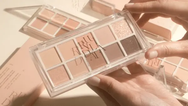 韓國 RULIDIA Multi-Use Shadow Palette 基礎實用多用途大地粉棕色系10色眼影盤 – #02 LOVE