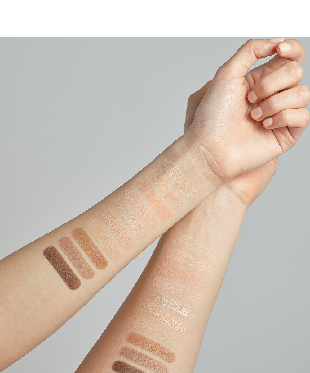 韓國 RULIDIA Multi-Use Shadow Palette 基礎實用多用途大地粉棕色系10色眼影盤 – #02 LOVE