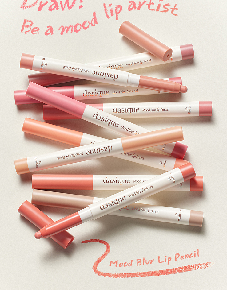 韓國 dasique Mood Blur Lip Pencil 柔霧唇線唇膏筆 - 10色選擇