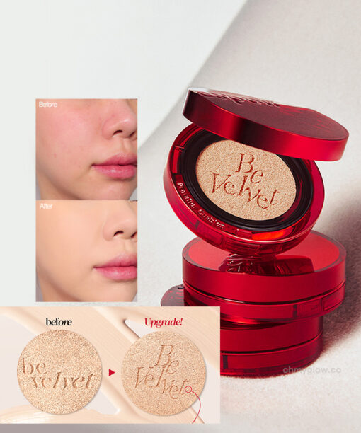 韓國 Espoir Pro Tailor Be Velvet Cover Cushion New Class SPF34 PA++ (+Refill) 持久絲絨啞緻無瑕純素氣墊粉底連補充裝 - 5色選擇