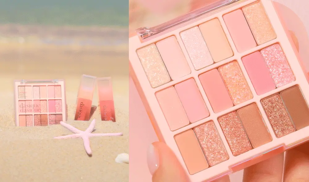 🏖️Summer Coral 系列🪸 韓國 dasique Shadow Palette 18色暖調珊瑚橘粉眼影盤 - #23 Summer Coral