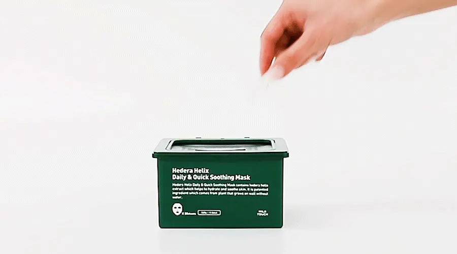 韓國 Milk Touch Hedera Helix Daily & Quick Smoothing Mask 💚常春藤日常快速舒緩面膜💚一盒30片裝
