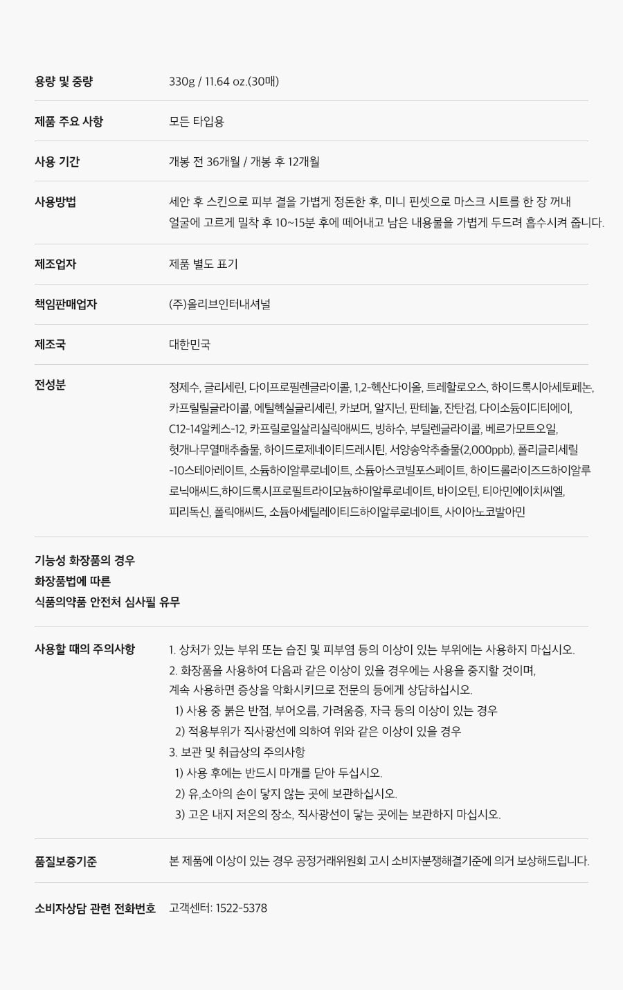 韓國 Milk Touch Hedera Helix Daily & Quick Smoothing Mask 💚常春藤日常快速舒緩面膜💚一盒30片裝