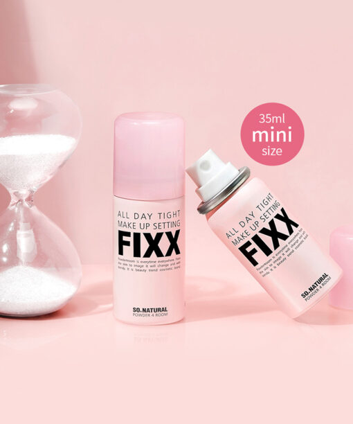 韓國銷量No.1 So Natural All Day Tight Make Up Setting Fixer FIXX 全天候超完美定妝噴霧 - Mini 版 35ml