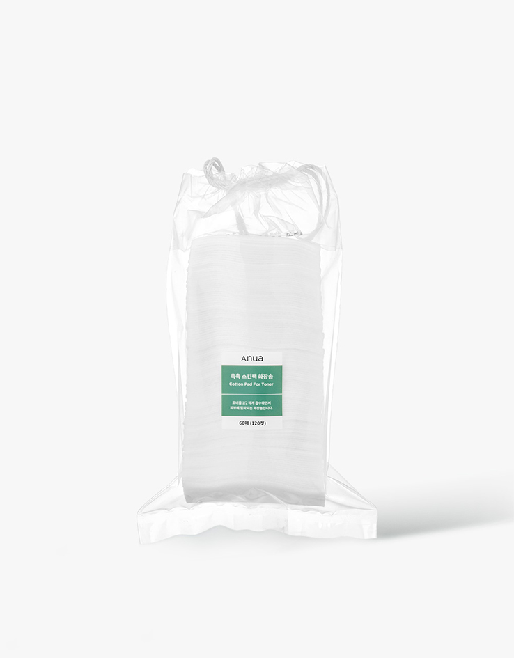 韓國 ANUA Cotton Pad For Toner 爽膚水專用棉片- 60片裝