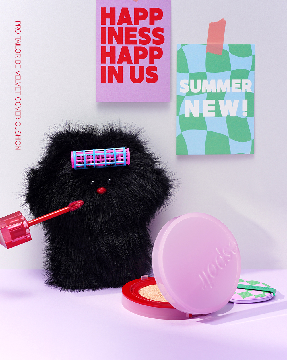限量特別版 Happy Crush Edition 送可愛🐶匙扣！韓國 Espoir Pro Tailor Be Velvet Cover Cushion New Class SPF34 PA++ (+Refill)最新霧面高清氣墊！持久絲絨啞緻無瑕純素氣墊粉底連補充裝 - 4色選擇