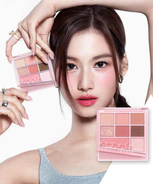 韓國 #RosyBB🎀粉玫瑰系列 Espoir Real Eye Palette All New 全新炫彩眼影妝容綜合盤 - #03 Rosy BB