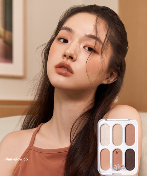 韓國小眾 Laka Forever 6 Eye Palette 實用零廢色6色眼影盤(#01-04) - 4色調選擇