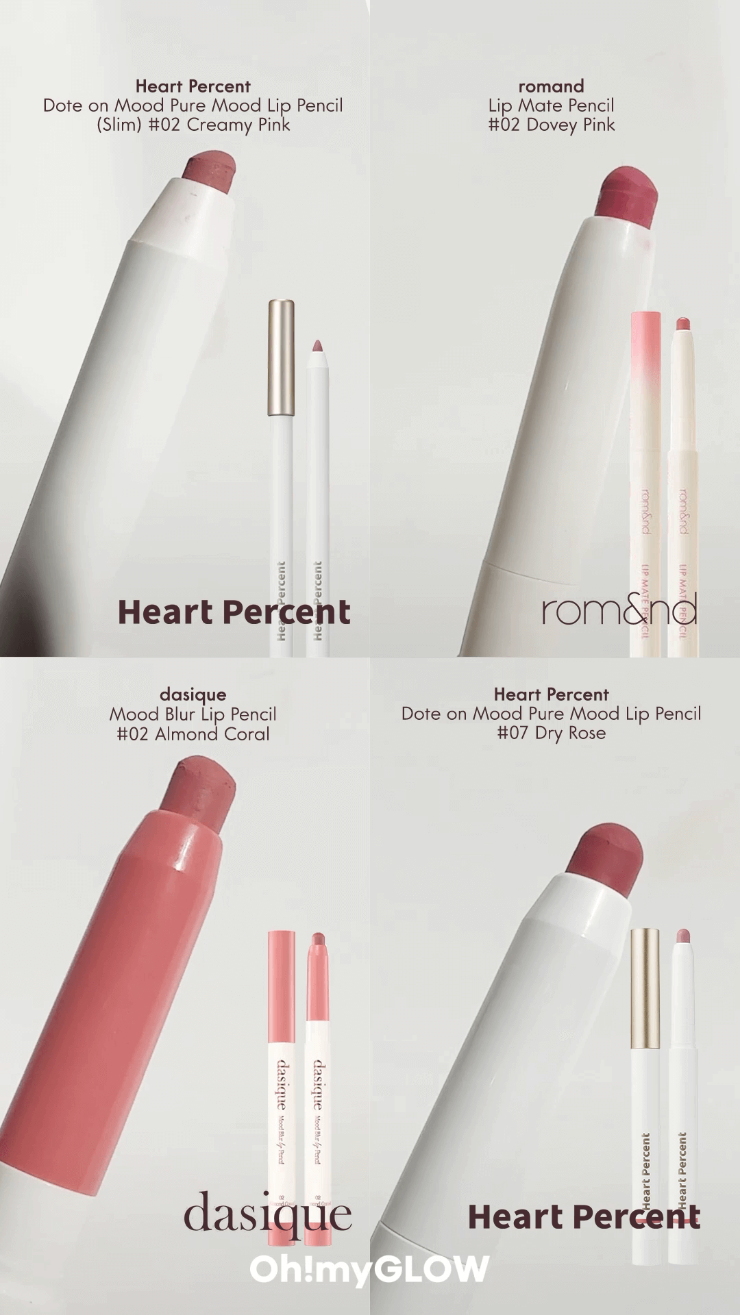 OMG實測 💄🖌️ 熱賣唇筆實測大比拼♡ 薄唇、深唇女生必讀❣️打個好底，唇妝立即變高級精緻👄💕