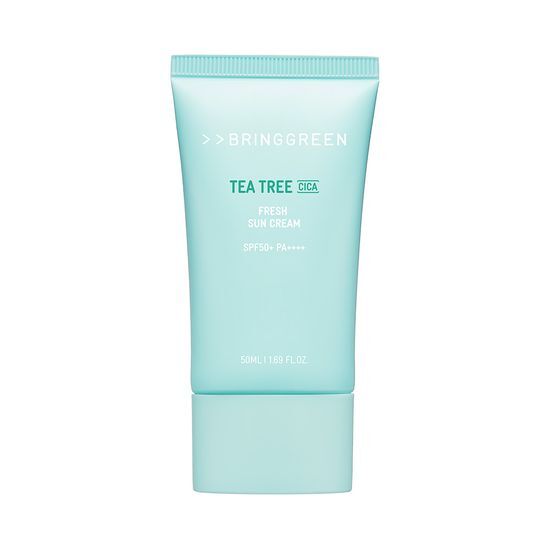 韓國 Bring Green Tea Tree CICA Soothing Sun Cream 茶樹積雪草舒緩防曬霜 - 50ml
