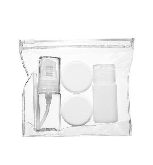 韓國 FilliMilli Portable Travel Bottle Set 旅行便儶容器 - 4件裝連收納包