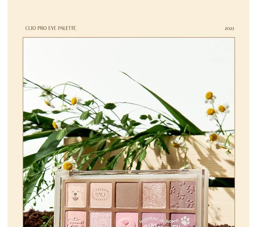 韓國 CLIO Pro Eye Palette 🐶IngeoLmi at home 限量 Edition🐶 #21 IngeoLmi Daengdaenge 十色眼影盤 - 21 🐶 狗狗盤
