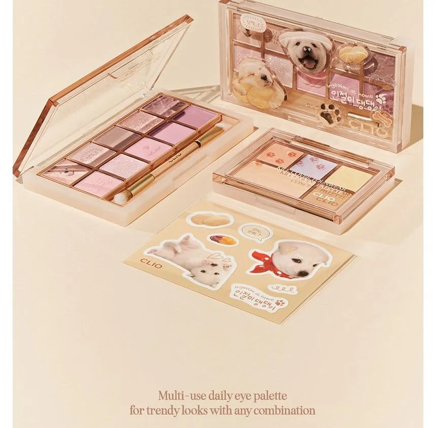 韓國 CLIO Pro Eye Palette 🐶IngeoLmi at home 限量 Edition🐶 #21 IngeoLmi Daengdaenge 十色眼影盤 - 21 🐶 狗狗盤
