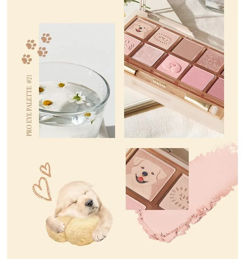 韓國 CLIO Pro Eye Palette 🐶IngeoLmi at home 限量 Edition🐶 #21 IngeoLmi Daengdaenge 十色眼影盤 - 21 🐶 狗狗盤