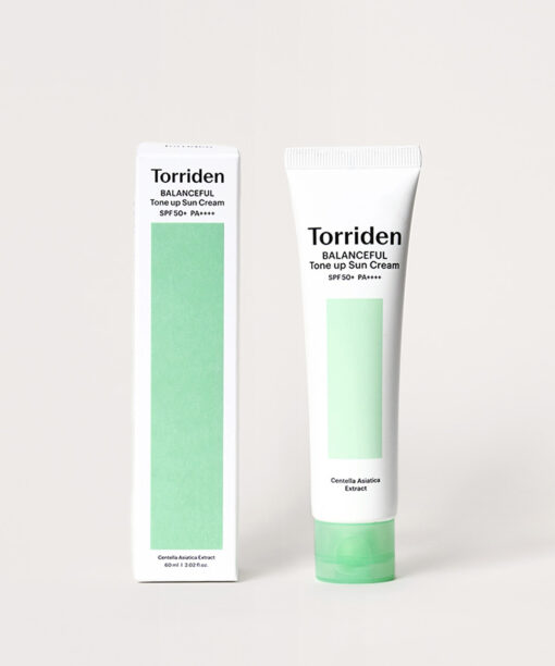 韓國 Torriden 💚 Balanceful Tone up Sun Cream 積雪草保濕鎮靜提亮防曬霜60ml