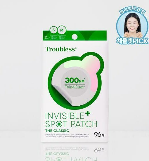 韓國 Troubless Invisible Spot Patch #Classic 極透薄隱形痘痘貼 - 96片裝