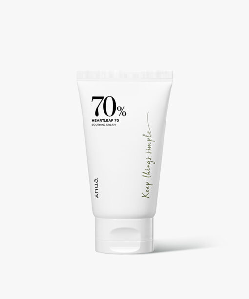 韓國 ANUA Heartleaf 70 Soothing Cream 70%高濃度魚腥草舒緩保濕面霜 - 100ml