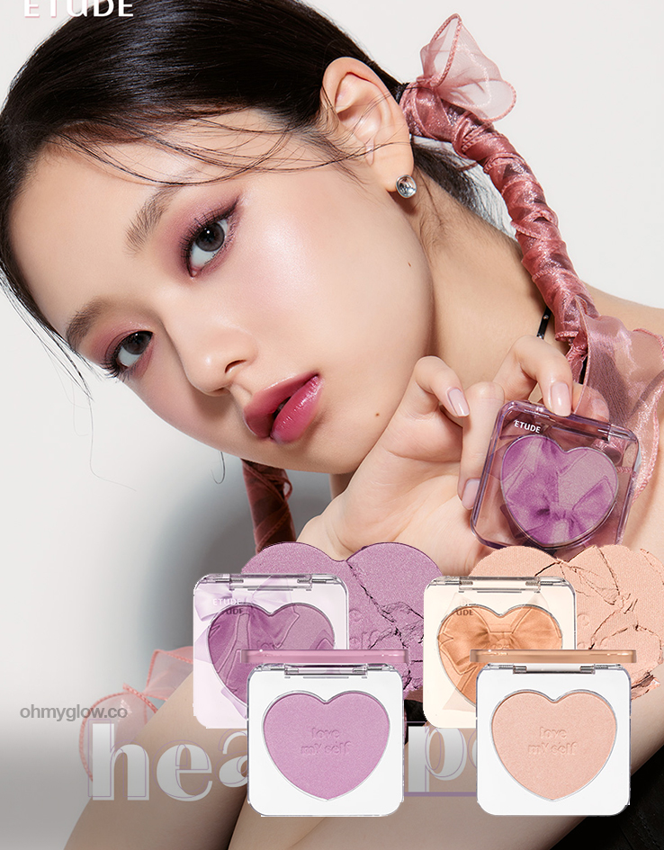 韓國 最新23F/W #Celebeaurity 系列 Etude House Heart Pop Blusher 心心胭脂 – 2色選擇