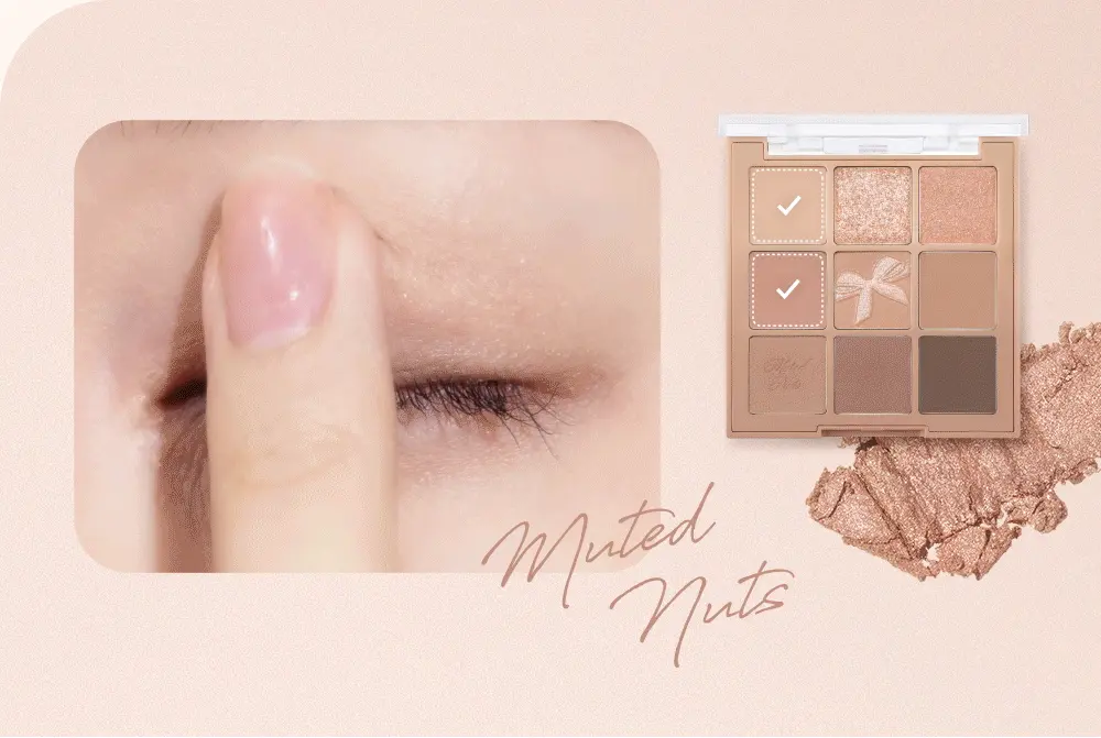 🌰 Muted Nuts 系列 🌰 韓國 Dasique Shadow Palette 9色眼影盤 - #24 Muted Nuts