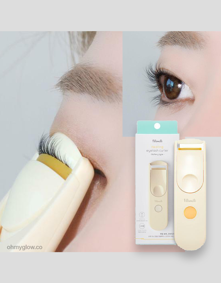 第二代升級～韓國 FilliMilli Heating Eyelash Curler 2合1電熱睫毛捲曲夾 – Battery Type 電芯款