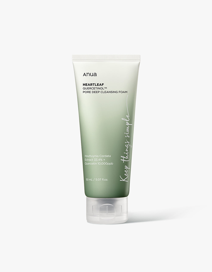 韓國 ANUA Heartleaf Quercetinol Pore Deep Cleansing Foam 魚腥草槲皮素毛孔深清 潔膚乳