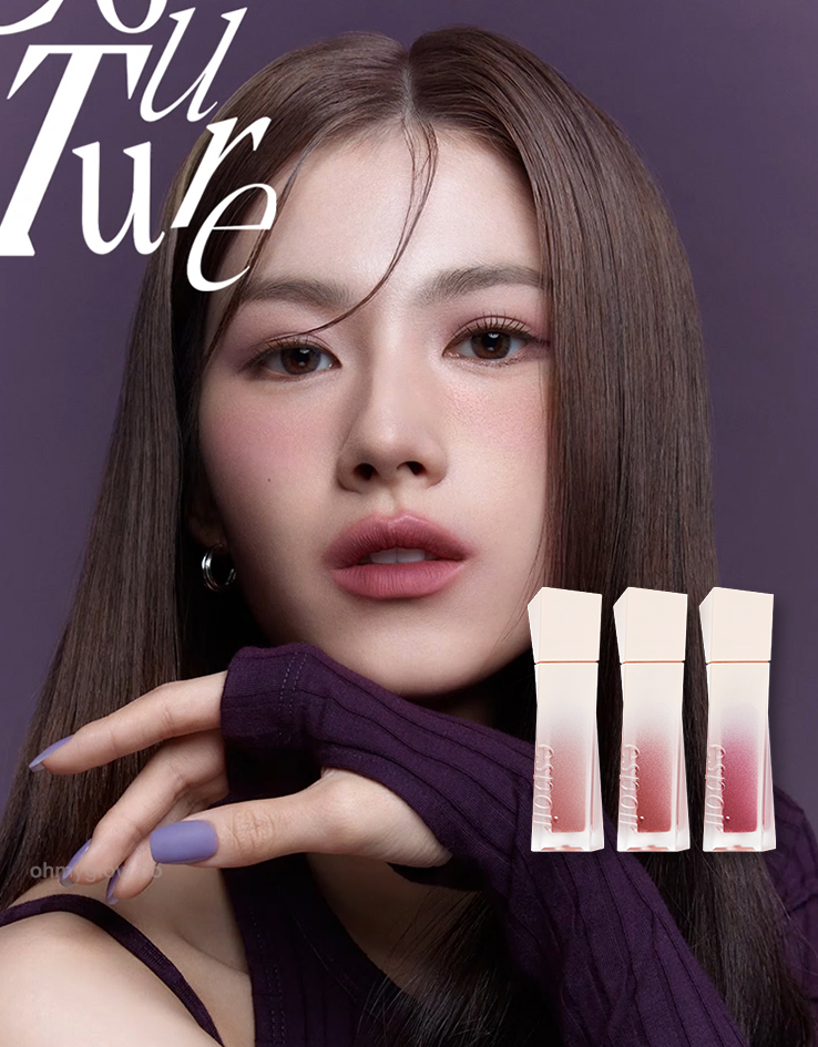 韓國 espoir Couture Lip Tint Blur Velvet #Mauvish Velvet 💜系列 方白管絲絨霧面唇釉 - 3色選擇