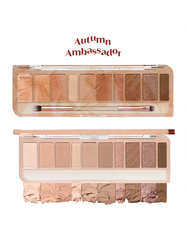 最新23F/W 芭蕾風 #Cool Stage 系列 韓國 etude Play Color Eye Palette 10色眼影盤 - Autumn Ambassador