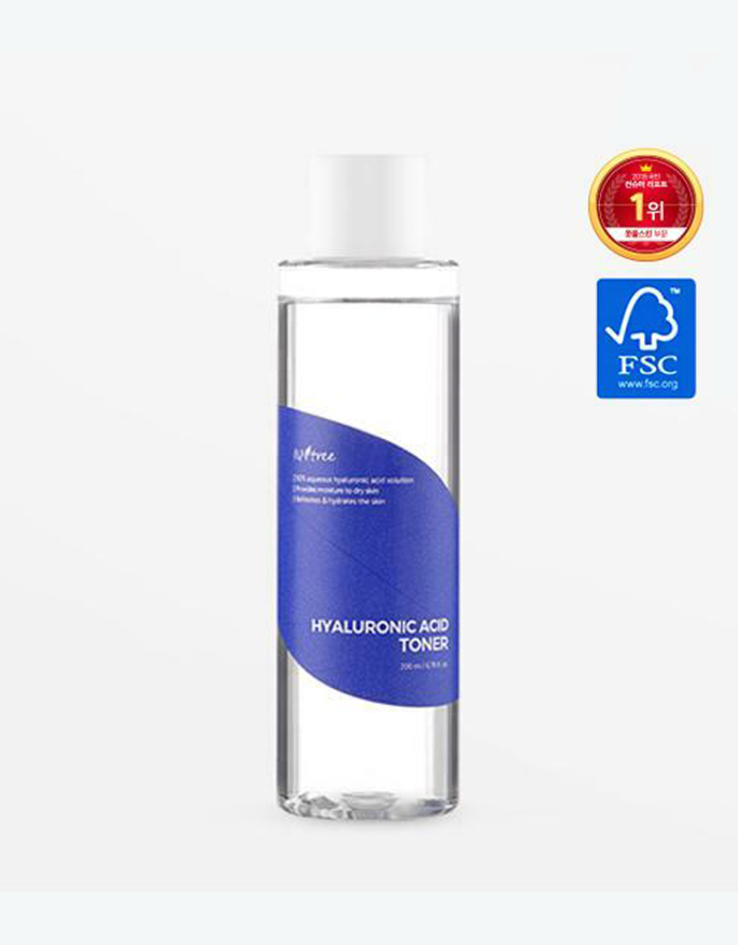 韓國 isntree Hyaluronic Acid Toner 透明質酸保濕爽膚水 - 200ml