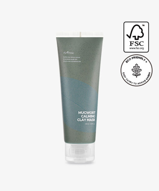 韓國 isntree Mugwort Calming Clay Mask 艾草舒緩清潔泥膜 - 100ml