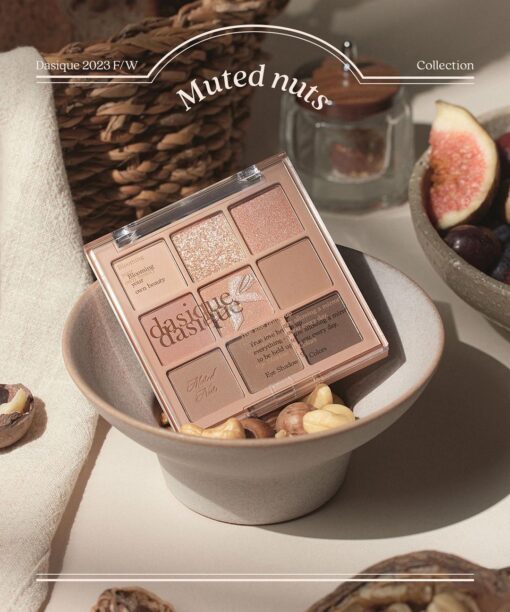 🌰 Muted Nut 系列 🌰韓國 Dasique Shadow Palette 9色眼影盤 - #24 Muted Nuts