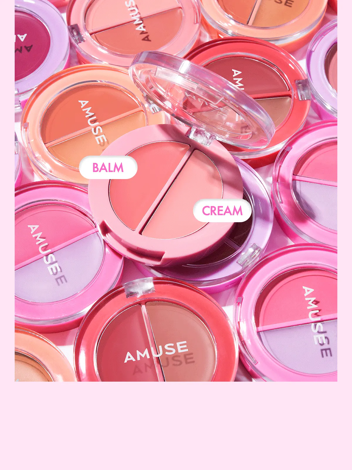 韓國 AMUSE X 張員瑛 Lip & Cheek Healthy Balm 果汁水嫩潤唇X胭脂2 IN 1 純素雙色唇頰膏 - 5色選擇