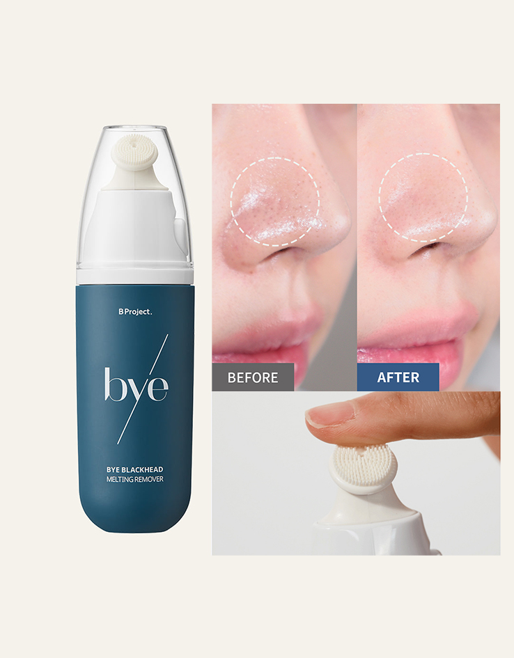 韓國 B Project Bye Blackhead Melting Remover 告別黑頭溶解清毛孔黑頭白頭導出酵素精華連清潔刷頭