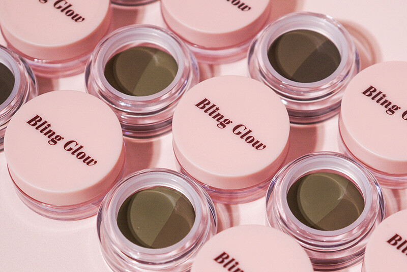 韓國 Bling Glow Brow liner 雙色多用途持久防水眉膏連雙頭眉掃 - 2色選擇