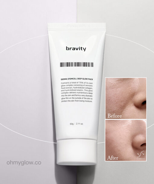 韓國 Bravity Stem-cell Deep Glow Pack 幹細胞膠原蛋白深層水光面膜