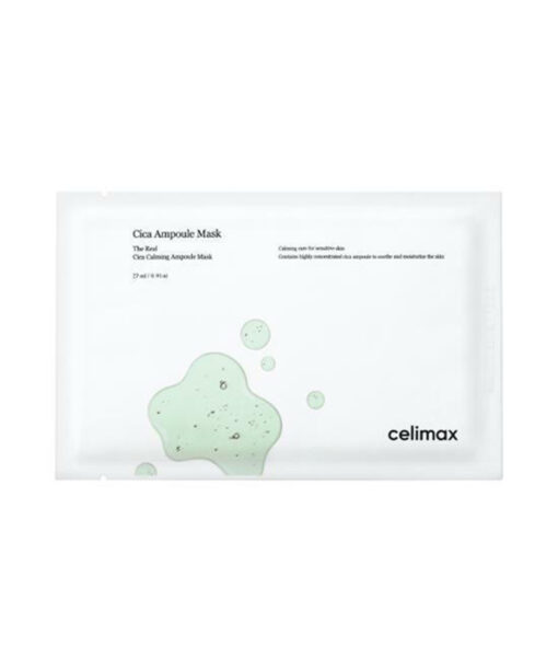 韓國 Celimax Cica Calming Mask 💚積雪草鎮靜保濕安瓶面膜