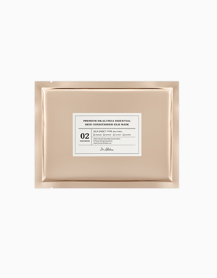 韓國 Dr. Althea Premium Essential Skin Conditioner Silk Mask 金縷梅舒緩水蠶絲面膜 5片裝 - 2種選擇