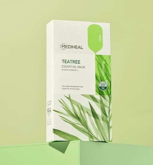 韓國 Mediheal Teatree Essential Mask 3X茶樹鎮靜精華面膜 10片裝 - 2種選擇