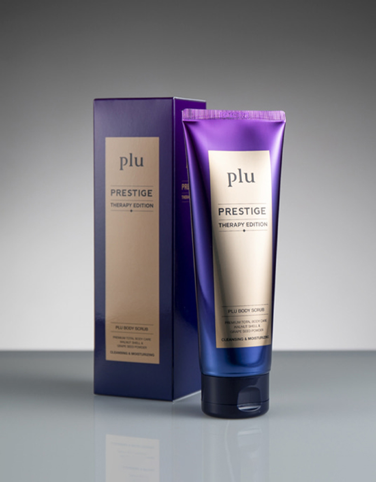 韓國 Plu Body Scrub Prestige Therapy Edition 角質·保濕·抗氧化·修護提亮 核桃殻葡萄籽身體磨砂