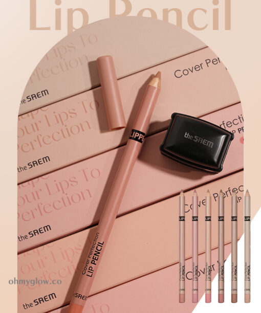 韓國 TheSaem Cover Perfection Lip Pencil 修唇型唇打底唇筆連筆刨 - 6色選擇