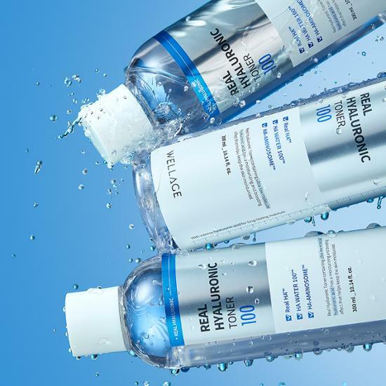 韓國 Wellage Real Hyaluronic Toner 100%純透明質酸保濕爽膚水