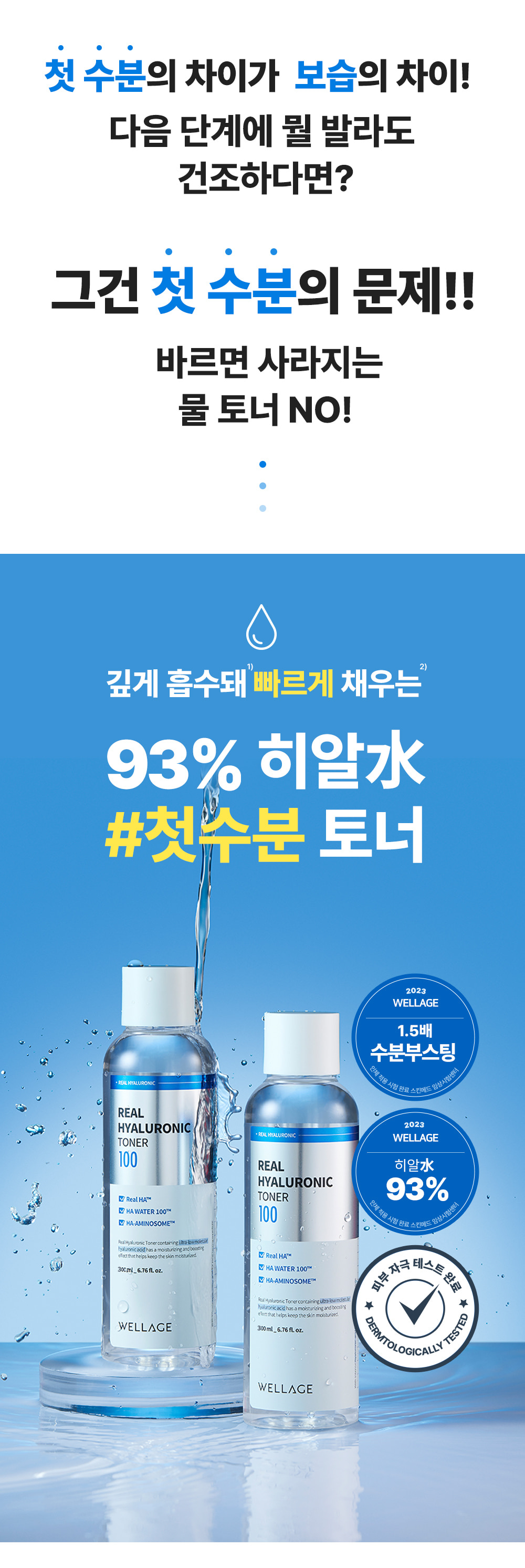 韓國 Wellage Real Hyaluronic Toner 100%純透明質酸保濕爽膚水