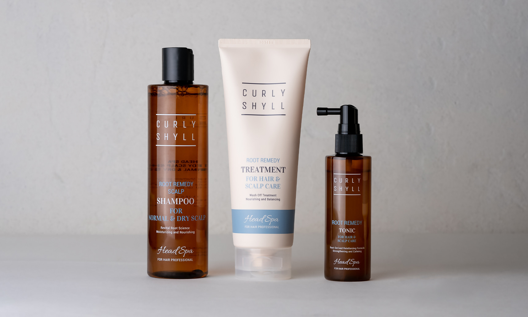 韓國 CURLYSHYLL Root Remedy Scalp Trio Set 髮根護理防脫(洗髮+精華+護髮)3件套裝