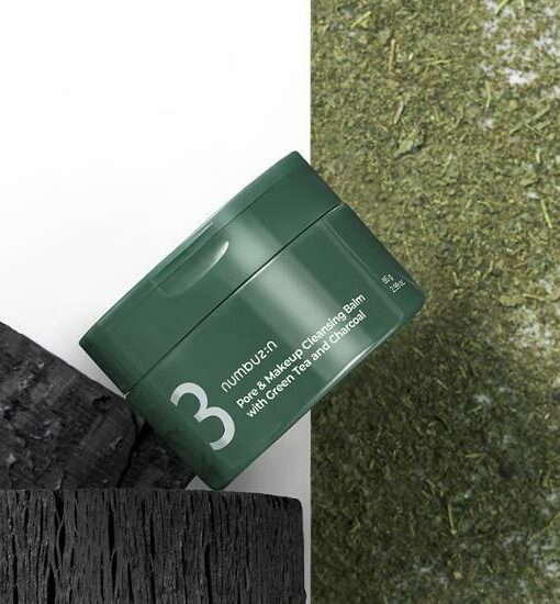 ＼毛孔X去角質X缷妝／ 韓國 numbuzin No.3 Pore & Makeup Cleansing Balm with Green Tea and Charcoal 綠茶木炭收毛孔清黑頭卸妝膏