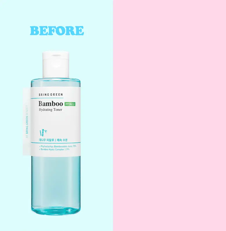 新包裝~韓國 Bring Green Bamboo Hyalu Hydrating Toner 竹萃透明質酸保濕爽膚水 - 250ml