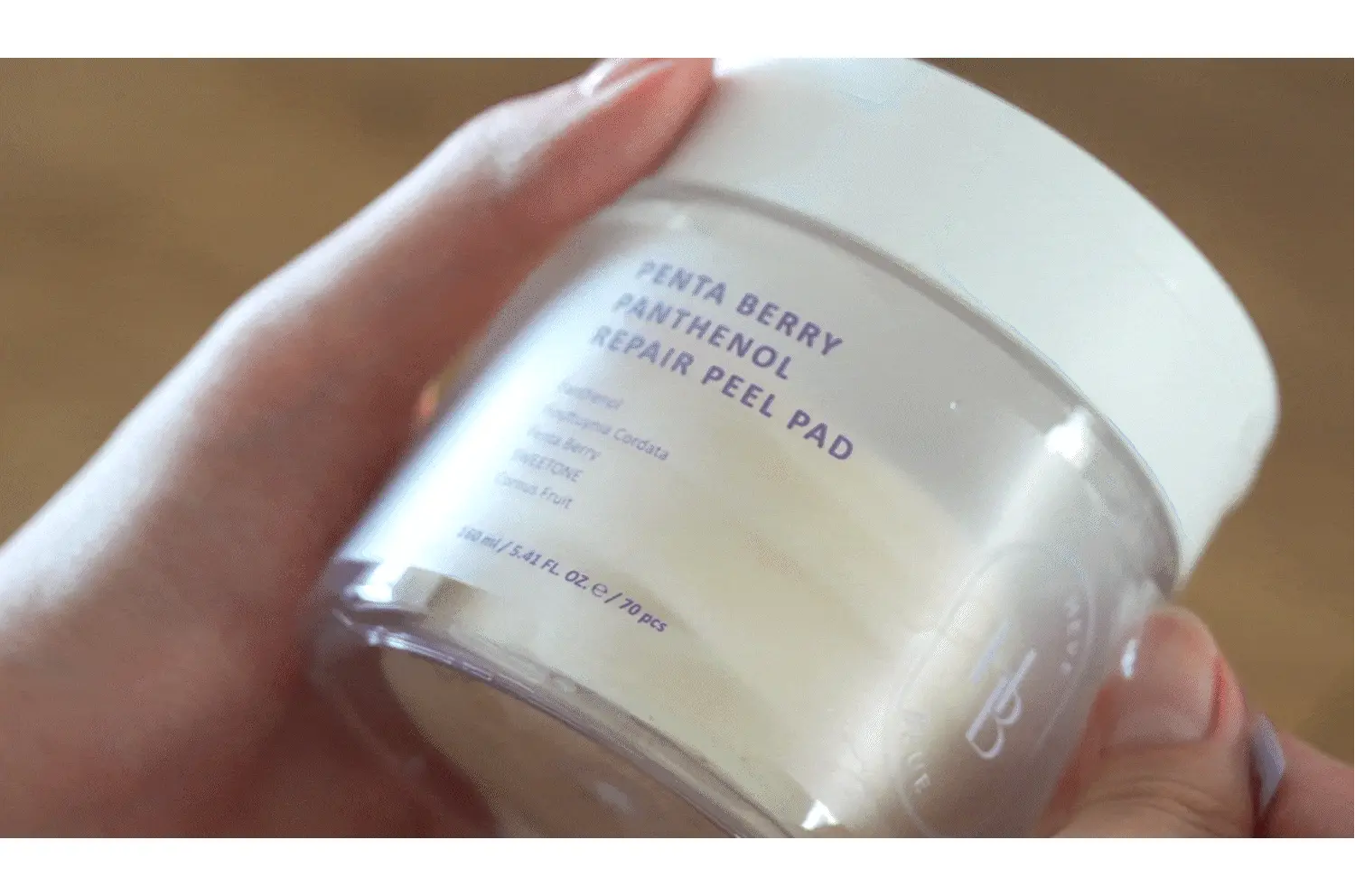 韓國 Clean Beauty 品牌 HeveBlue【🏆 GlowPick No.1】Penta Berry Panthenol Repair Peel Pad 五莓泛醇修復去角質護理爽膚棉片 - 70片裝