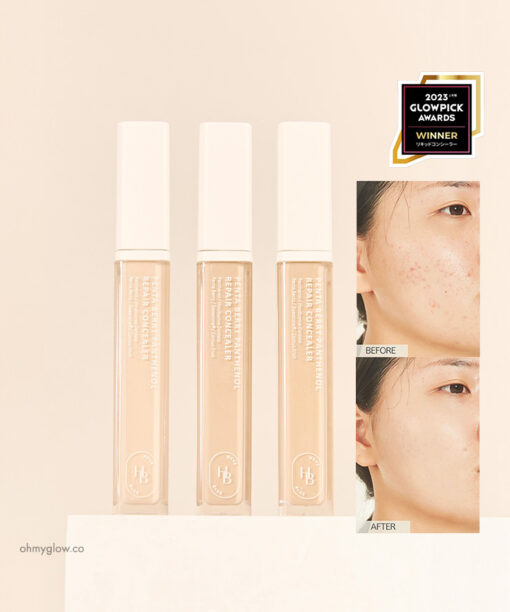 韓國Clean Beauty品牌 HeveBlue【🏆 GlowPick No.1】Pentaberry Panthenol Repair Concealer 五莓泛醇修護純素水潤遮瑕液 - 3色選擇