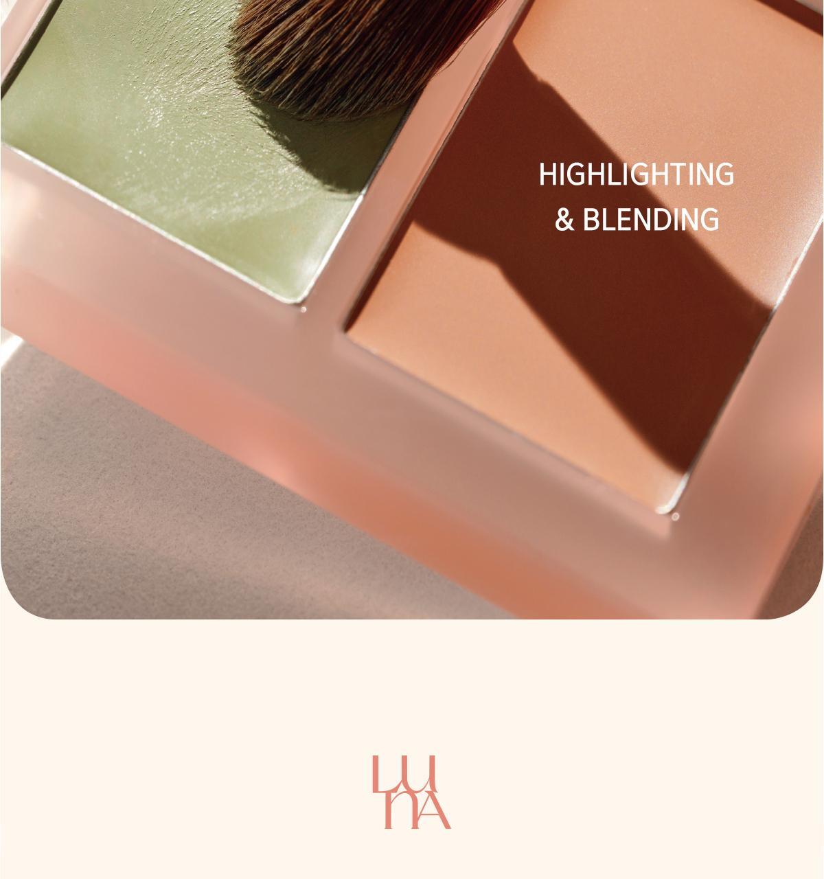 新色入!韓國 Luna Conceal Blender Palette 多功能5色校正調色遮瑕盤(01-04) - 4色選擇