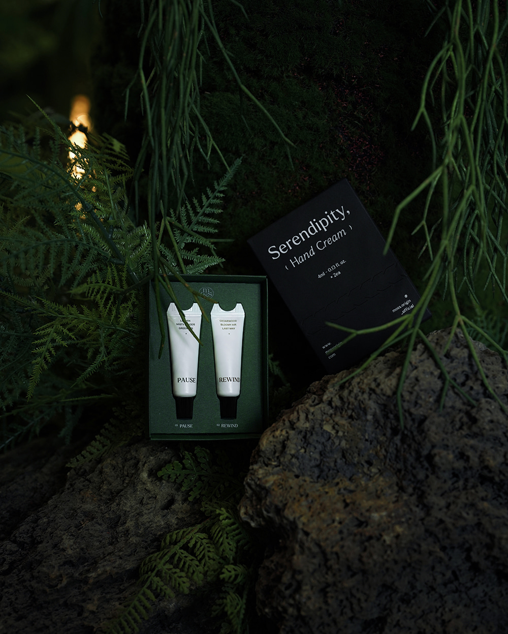韓國小眾高質感~Moss Serendipity Hand Cream 純素迷你護手霜套裝 Rewind + Pause
