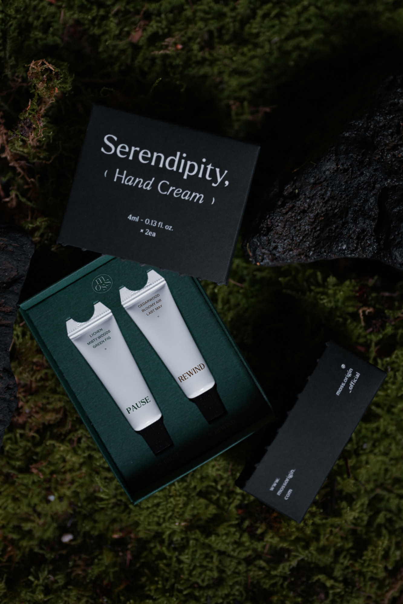 a韓國小眾高質感~Moss Serendipity Hand Cream 純素迷你護手霜套裝 Rewind + Pause 韓國小眾高質感~Moss Serendipity Hand Cream 純素迷你護手霜套裝 Rewind + Pause